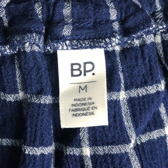 BP Crop Top Tiered Gingham Print Blue (Q39) - Picture 5 of 5